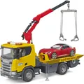 Produktbild: Bruder Scania Super 560R Abschlepp-LKW m. L+S Modul + Roadster (03552)
