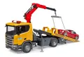 Produktbild: Bruder Spielzeug LKW 03552 Scania Abschlepp-LKW mit Roadster Lastwagen Auto Neu