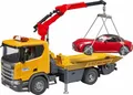 Produktbild: Bruder 03552 Scania Super 560R Abschlepp-LKW m. L+S Modul + Bruder Roadster