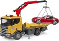 Produktbild: bruder 03552 - Scania Super 560R Abschlepp-LKW mit Light & Sound Modul, Roadster
