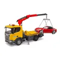 Produktbild: BRUDER Spielzeug Scania Super 560R Abschlepp-LKW m. L+S Modul + Roadster / 03552