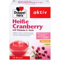 Produktbild: DOPPELHERZ heiße Cranberry m.Vit.C+Zink Granulat 10 St PZN 09077547