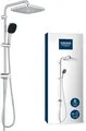 Produktbild: GROHE Vitalio Comfort 250 Flex Duschsystem, Quickfix, mit Umstellung, Wandmontage, chrom (26698001)