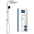 Produktbild: Grohe Vitalio Comfort - Duschset ohne Armatur, 25x25 cm, 2 Strahlarten, Chrom