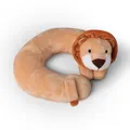 Produktbild: Bestlivings Nackenhörnchen Kinder (Löwe) Tier Schlafkissen - ÖKO TEX - Reisekissen Waschbar Kopfstütze U-Förmig Nackenkissen für Auto Zug Flugzeug