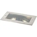 Produktbild: Moderner Bodenstrahler aus Stahl, 2 Flammig, Verstellbar, IP65 Oneon - Grau