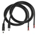 Produktbild: Gleichstrom-Pigtails-Kabel, 3FT DC 5.5MM x 2.1MM Stecker zum Bare Wire Open E...