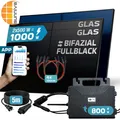Produktbild: SUNNIVA® Balkonkraftwerk 1000W/800W Solaranlage Astro Energy BIFAZIAL FULLBLACK