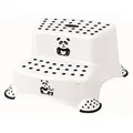 Produktbild: Keeeper Tritthocker zweistufig mit Anti-Rutsch-Funktion Panda Weiß TOP