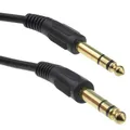 Produktbild: kenable Profi 6,35 mm Klinkenstecker Stecker Zum 6,35 mm Klinkenstecker Stecker Stereo Kabel Vergoldeten 3 m [3 Meter/3m]