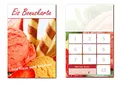 Produktbild: 250 Stück Eis Bonuskarten (BOK-411) mit 10 Stempelfeldern. Treuekarten passend für Bereiche wie Eisdiele, Eiscafe, Eisverkauf