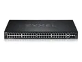 Produktbild: ZyXEL XGS2220 Series XGS2220-54 - Switch - L3-Zugang, NebulaFLEX Cloud - managed - 48 x Gigabit Ethernet + 6 x 10 Gigabit (Uplink) (XGS2220-54-EU0101F)