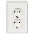 Produktbild: ELSO 515514 Steckdose 515514 2fach 16A RENOVIERUNG reinweiß 1St.