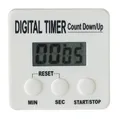 Produktbild: Digital Timer Count Down Zähler Küchenwecker Eieruhr Kurzzeitmesser Magnet weiß