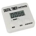 Produktbild: Digitaler Timer, Kurzzeitmesser, Zeituhr mit Magnetclip, lauter Alarm, Stoppuhr