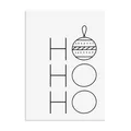 Produktbild: Weihnachtskarte HO HO HO Postkarte Weihnachten Business Weihnachtskarte