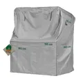 Produktbild: Mehr Garten Strandkorb Schutzhülle winterfest, 165x100x165/140 cm, grau, Oxford 600D Gewebe, Strandkorbhülle wasserdicht, UV-beständig und wetterfest, Abdeckung Strandkorb