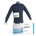 Produktbild: CLEANmaxx automatischer Hemdenbügler PRO | Ersetzt Bügeleisen, Bügelbrett, Dampfglätter und Steamer | Bügelgerät mit Bügelpuppe für Hemden, Blusen & Shirts | innovativ & effizient