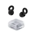 Produktbild: Hama Ohrstöpsel Silikon (Noise Reducing Earplugs, für Konzert, zum Schlafen, beim Schwimmen, 2 Größen, auch für kleine Ohren, wiederverwendbar, inkl. Etui) schwarz