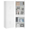 Produktbild: Bellamio Apol Aktenschrank 60 cm breit, Weiß, 5 Fächer, 1 Schublade, Holz