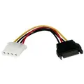Produktbild: StarTech.com 15cm SATA auf LP4 Stromadapter - Bu/St - Netzteil - SATA-Stromstecker (M)