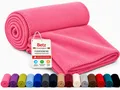 Produktbild: Wohndecke Betz Fleecedecke 130x170 cm 180g/m² – Weiche Wohndecke & Kuscheldecke, Betz, Leicht, wärmend & pflegeleicht