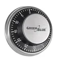 Produktbild: Green Blue GB152 Mechanischer Küchentimer Zeitmesser Eieruhr mit Magnetischer Rückseite Kochuhr Kurzzeitmesser 59min, Silver - Black