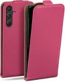Produktbild: moex Handyhülle moex® Flip Case für Samsung Galaxy A55 5G, Flip Case Klapphülle aus PU Leder, Hülle klappbar mit 360 Grad Schutz