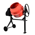 Produktbild: Bonbonniere 140 L 550 W 22 V Elektriker Betonmischer, mit zwei Rädern mit CE-Zertifizierung.