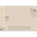 Produktbild: Sigel Schreibunterlage H6315 Natural Leaves, braun, Papier, 30 Blatt, mit Kalender, 60 x 41cm