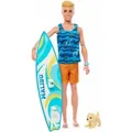 Produktbild: Mattel HPT50 - Barbie Ken Surfer-Puppe & Accy