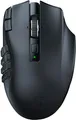 Produktbild: Razer Naga V2 HyperSpeed - Maus - ergonomisch - Für Rechtshänder - optisch - 21 Tasten - kabellos - Bluetooth, 2,4 GHz - kabelloser Empfänger (USB) (RZ01-03600100-R3G1)