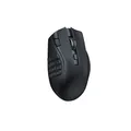 Produktbild: Razer Naga V2 HyperSpeed Kabellose Gaming-Maus RF Wireless + Bluetooth, 30000 DP