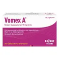 Produktbild: VOMEX A Kinder-Suppositorien 70 mg forte 10 St