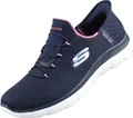 Produktbild: Skechers Damen-Sneaker SLIP-INS: SUMMITS - DIAMOND D Blau-Pink-Weiß, Farbe:blau, EU Größe:38