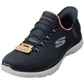 Produktbild: Skechers Damen Slip-Ins Summits Vegan Fashiontrainer Marine Pink - 38 EU