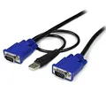 Produktbild: StarTech.com 3m 2-in-1 PS/2 USB KVM Kabel - Kabelsatz für KVM Switch / Umschalter