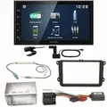 Produktbild: Kenwood DMX129DAB DAB+ Bluetooth Einbauset für Golf 5 6 Passat 3C CC B7 Touran