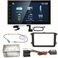 Produktbild: Kenwood DMX129DAB DAB+ Bluetooth Einbauset für Golf 5 6 Passat 3C CC B7 Touran