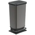 Produktbild: Rotho Abfalleimer, Graphit, Schwarz, Kunststoff, 40 L, 29.5x67.6x35.3 cm, Reach, DIN EN ISO 14001, DIN EN ISO 9001, Küchen, Küchenausstattung, Mülleimer