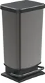 Produktbild: rotho-Swiss Treteimer PASO grau LBH 35.30x29.50x67.60 cm grau