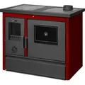 Produktbild: Küchenofen Holzherd Kaminofen Herd Gusseisen 11,91KW BimSchV2 EEK A+ - Rot
