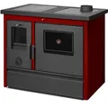 Produktbild: moeby24 Küchenofen Holzherd Kaminofen Herd Gusseisen 11,91KW BimSchV2 EEK A+ 150mm Bordeux