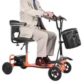 Produktbild: Vevor 4-rad-elektromobil, Klappbar 120 Kg Tragkraft, Seniorenmobil, Mobilitätsroller, Elektrischer Rollstuhl Mit 48-v-lithiumbatterie, Vollgummireifen & 8¬∞ Steigfähigkeit, 12,5 Km Reichweite