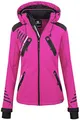 Produktbild: Rock Creek Damen Softshell Jacke Outdoorjacke Windbreaker Übergangs Jacke - Pink - 42/XL