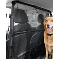 Produktbild: VEVOR Auto-Hundegitter, 127 cm geteiltes Hundegitter zur Montage an Vordersitzen, Türschutzgitter, universelles Hundegitter für SUV und LKW, Schwarz