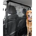 Produktbild: VEVOR Hunde Autobarriere 127 cm Trennwand Hundegitter zur Montage an Vordersitzen Autoschutzgitter Haustierbarriere mit Netzgewebe, universell