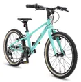 Produktbild: Bikestar Kinderfahrrad Leichtgewicht 8 kg 20 Zoll Aluminium ab 6 Jahre, 7 Gang Shimano RD-M2005 Schaltwerk, Kettenschaltung, Reflektierende Reifen, leichtes Treten, ergonomischer Rahmen