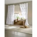 Produktbild: heine Gardine Dekostore . (1 St), Ösen, halbtransparent, Fensterdekoration braun|grau 140 cm x 225 cm