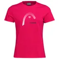 Produktbild: Head Tennis-Shirt Club Lara 2023 (Mischgewebe) magenta Damen, Größe: XS